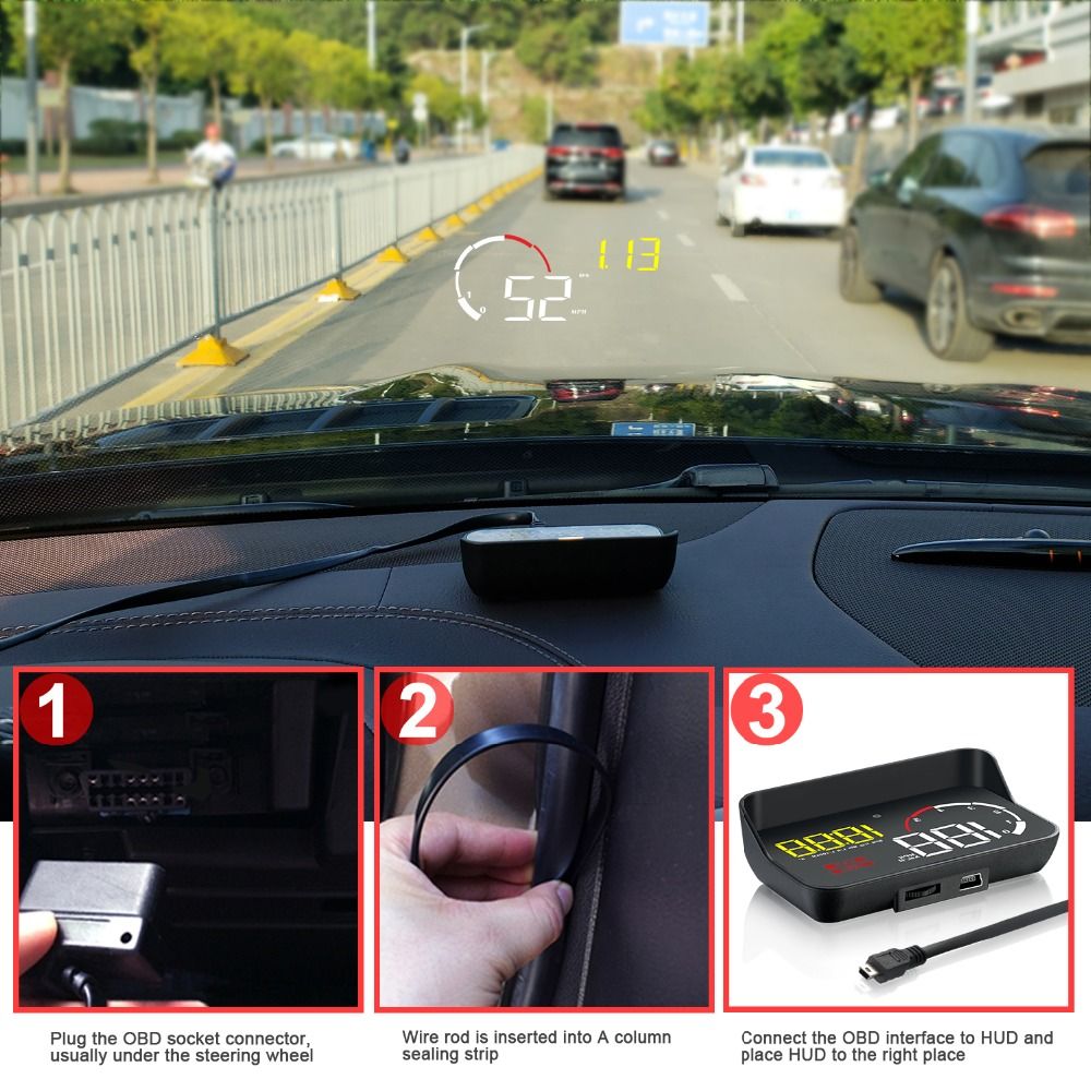 M10-Car-OBD2-HUD-Head-Up-Display-Digital-Speedometer-Windshield-Projector-Reader-Engine-RPM-Faulty-C-1463763