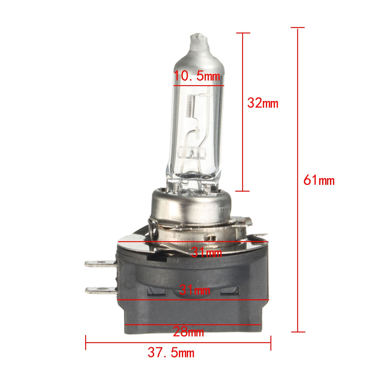 2-x-55W-12V-3000K-H11B-Halogen-Headlight-Light-Lamp-Clear-Bulbs-Replacement-1057350