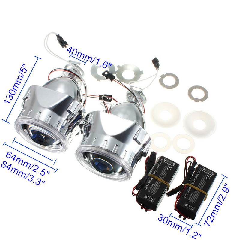 25-Inch-H1H4H7-Bi-Xenon-HID-Projector-Headlights-Conversion-Kit-with-Lens-CCFL-Angel-Eyes-Halo-Ring--1575117
