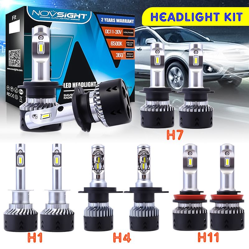 2PCS-70W-6500K-Car-LED-Headlights-H1H4H7H11-Conversion-Kit-Fog-Light-Bulb-IP68-1638002