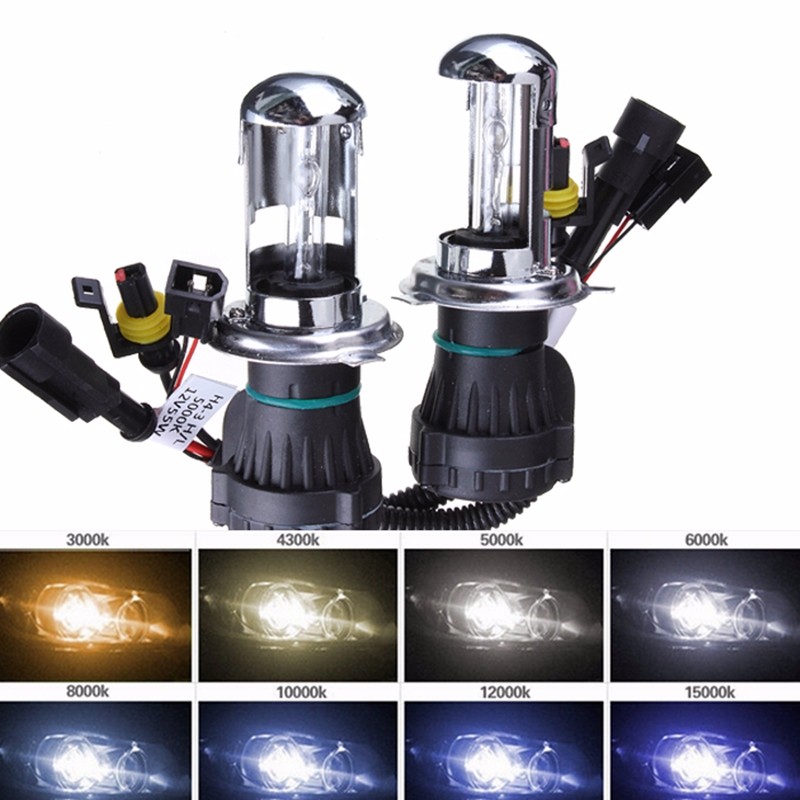 2PCS-H4-55W-Car-HID-Xenon-Headlights-HiLo-Bi-Beam-Headlamp-Bulb-3000K-15000K-1418094