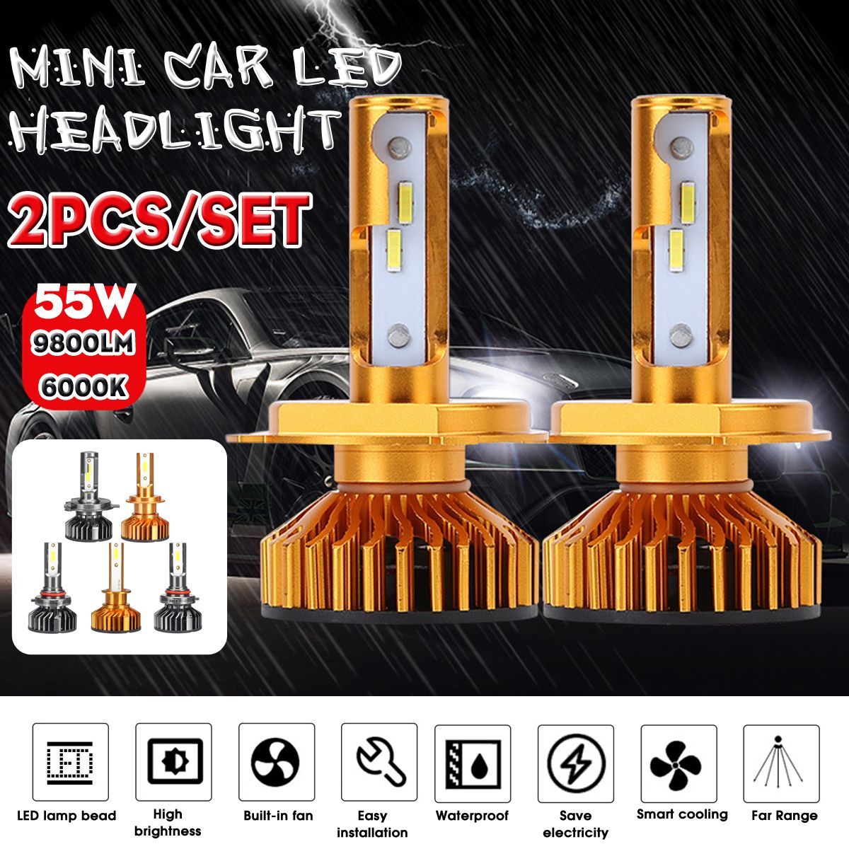 2Pcs-Car-COB-LED-Headlights-High-Concentration-Light-Speedily-Heat-Dissipation-Lamps-6000K-9800LM-9--1555261