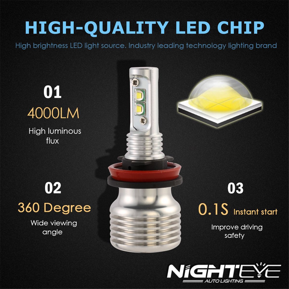 2Pcs-NIGHTEYE-A349-F1-Car-LED-Headlight-Bulb-50W-8000LM-Fog-Light-6500K-Lamps-9005-9006-H4-H7-H11-1202487