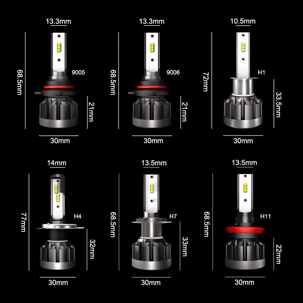 40W-4000LM-CSP-LED-Car-Headlights-Bulbs-Fog-Lamps-H1-H4-H7-H11-9005-9006-6000K-2PCS-1488014