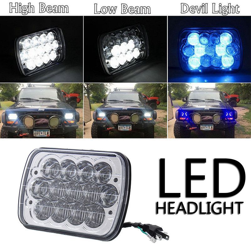 5X7-Inch-H4-13-LED-Headlights-High-Low-Dual-Beam-Light-with-Atmosphere-Lamp-DC9-32V-40W-for-Jeep-Gra-1617847