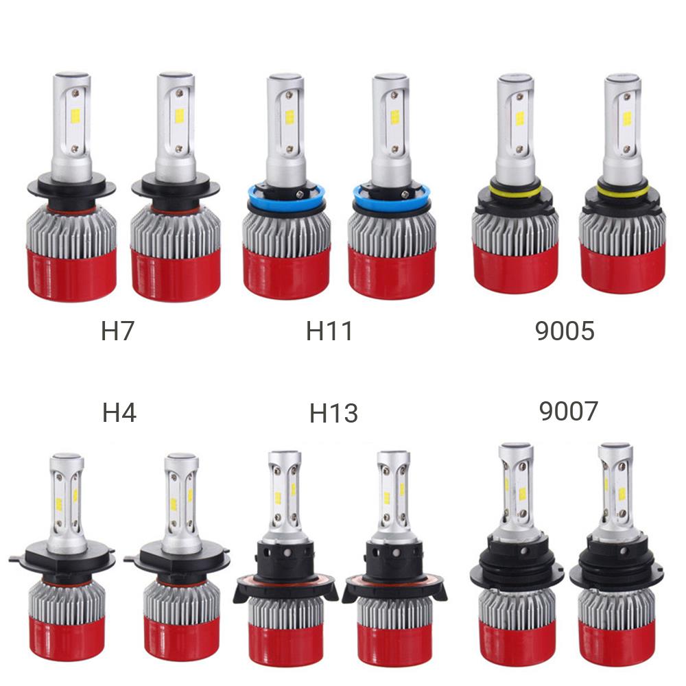 60W-7200LM-COB-LED-Car-Headlights-Fog-Lamp-H1-H3-H4-H7-H11-H13-9005-9006-9007-9012-6000K-White-1245153