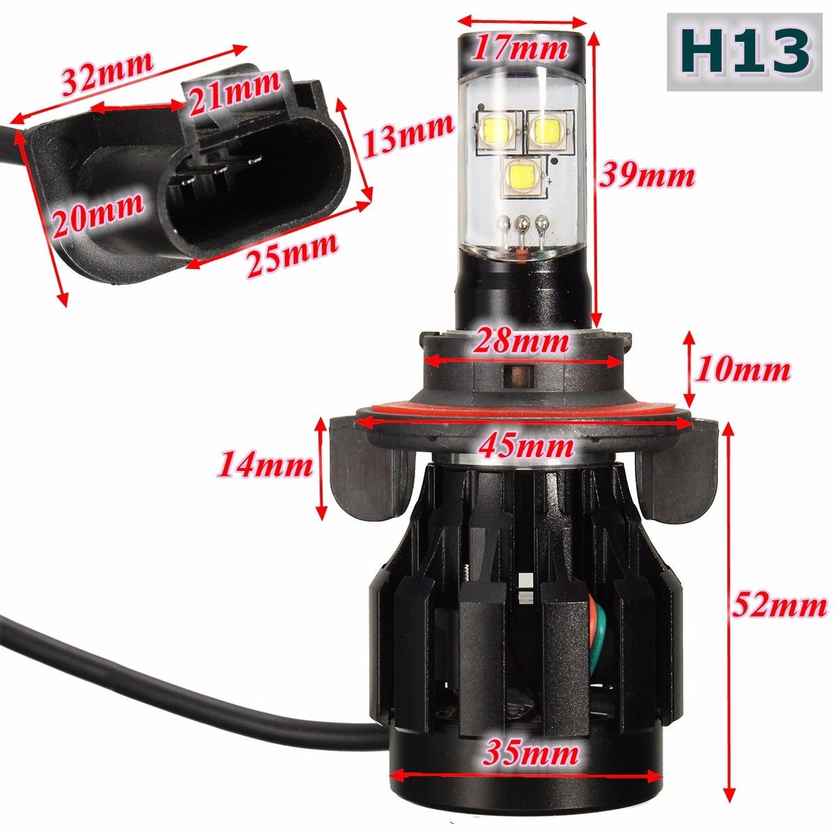 7000LM-60W-H8H9H11H13900590069007-LED-Headlight-Lamps-HiLo-Beam-Bulbs-1046244