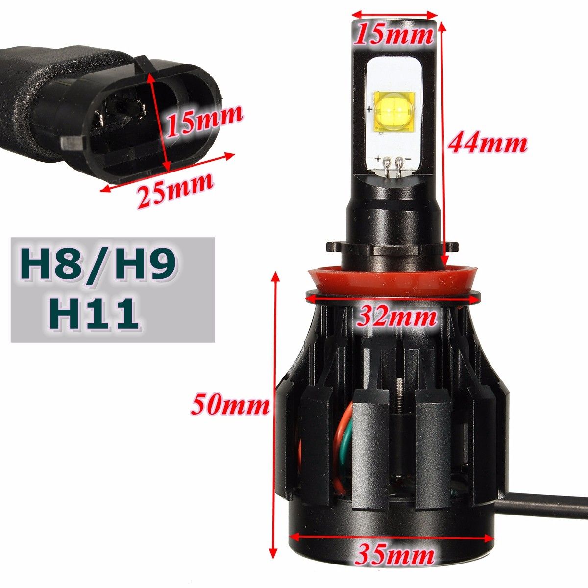 7000LM-60W-H8H9H11H13900590069007-LED-Headlight-Lamps-HiLo-Beam-Bulbs-1046244