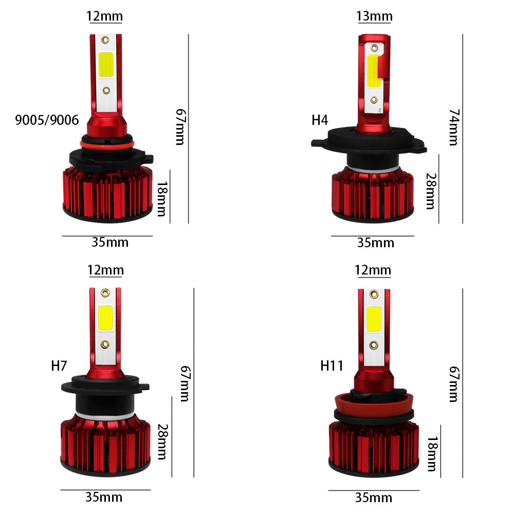 70W-7000LM-LED-Car-Headlights-Bulb-Fog-Lamp-H4-H7-H8H9H11-9005-9006-DC9-36V-White-2PCS-1428693