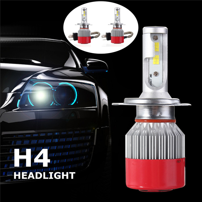 72W-7200LM-LED-Car-Headlights-Bulb-Fog-Lamp-H3-H4-H7-H11H8-90059006-6500K-White-1351669