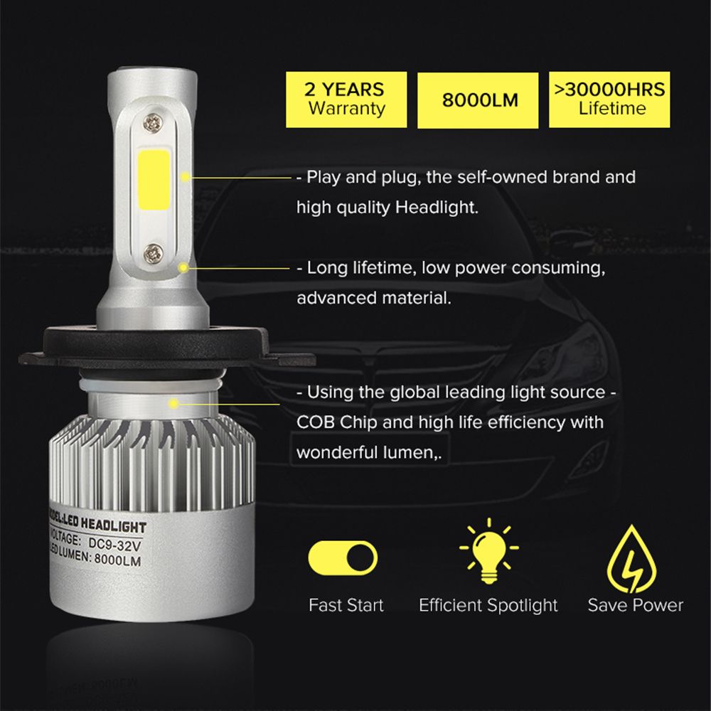 72W-8000LM-COB-LED-Car-Headlights-Bulbs-Fog-Lamps-H4-H7-H11-9005-9006-6500K-White-2PCS-1100372