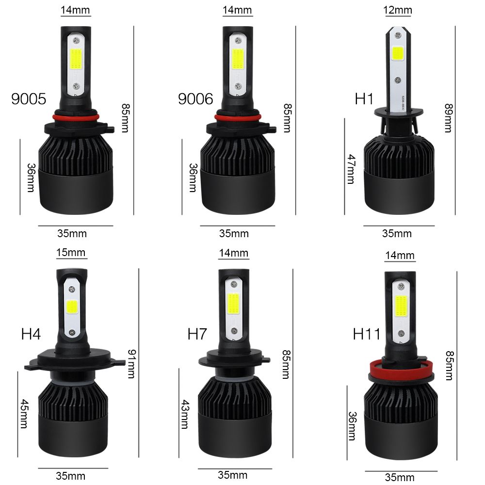 72W-8000LM-LED-Car-Headlights-Bulbs-Fog-Lamps-H1-H4-H7-H8H9H11-9005-9006-IP68-6000K-2PCS-1449474