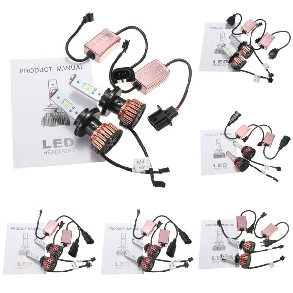 80W50W-H4-H13-50W-H7-H8911-9005-9006-6000K-LED-Hi-Low-Beam-Headlight-Kit-1046596