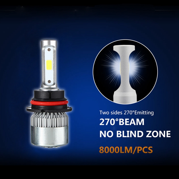 9007-H13-72W-8000LM-6500K-Car-COB-LED-Headlight-Kit-HiLo-Bulbs-1136471