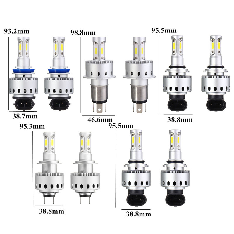 90W-12000LM-COB-LED-Car-Headlights-Bulbs-Fog-Lamps-H4-H7-H11-9005-9006-6000K-Three-side-White-1421771