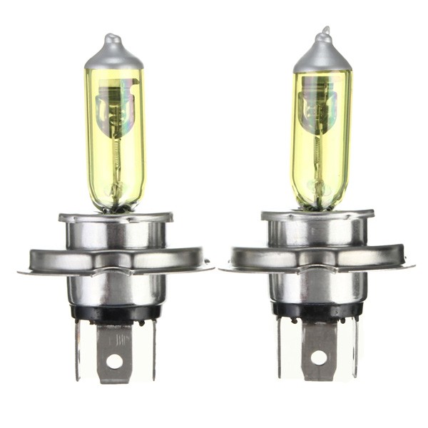A-Pair-of-H4-HID-Xenon-Light-Bulbs-Lamps-DC12V-Yellow-3000K-1003470