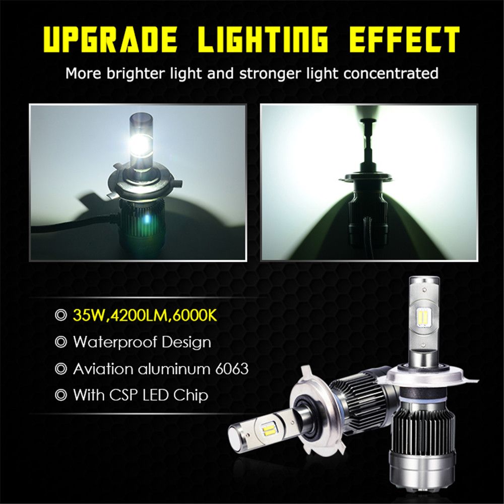 AKAS-R6-LED-Car-Headlights-Bulbs-70W-8400LM-H1-H3-H4-H7-H11H8H9-9005-9006-6000K-White-1324781