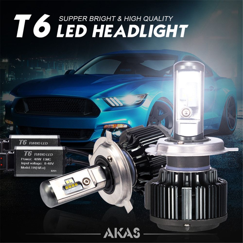 AKAS-T6-LED-Car-Headlights-Bulbs-70W-7000LM-H1-H3-H4-H7-H11H8H9-9005-9006-880-6000K-White-1324116