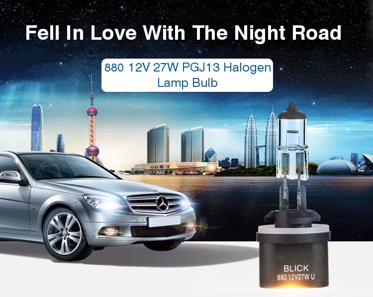 BLICK-880-12V-27W-PGJ13-Car-Front-Headlight-Halogen-Tungsten-Quartz-Glass-Standard-Type-Lamp-Bulb-1177334