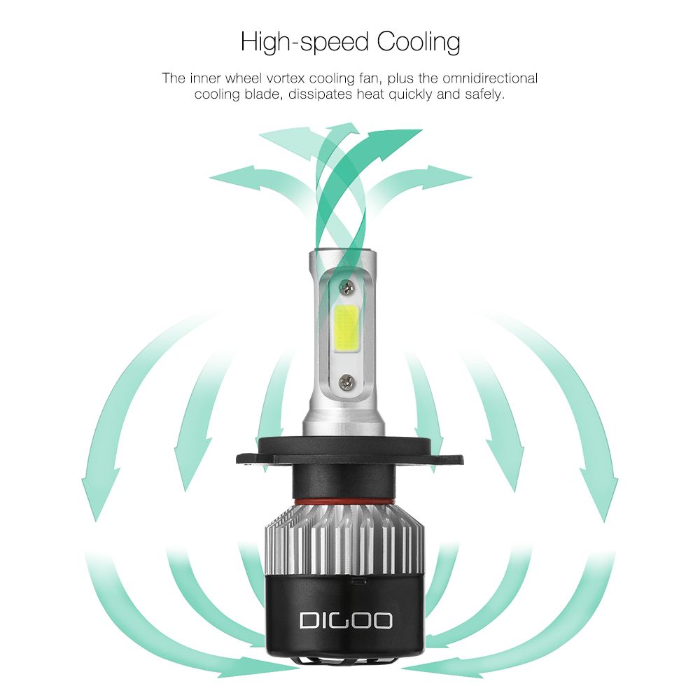 Digoo-DG-S2-Car-COB-LED-Headlights-Bulbs-H4-H7-High-Low-Beam-Fog-Lamps-72W-9000LM-IP68-6500K-White-2-1495291