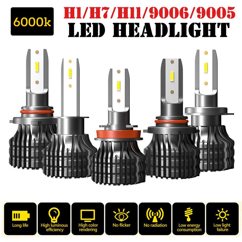 F3-Car-LED-Headlights-Bulbs-120-Degree-Lighting-6000K-12V-3000LM-Waterproof-9005-9006-H1-H11-H7-2Pcs-1610728