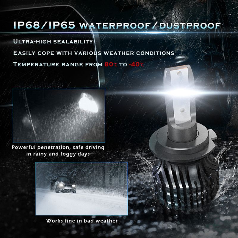 F3-Car-LED-Headlights-Bulbs-120-Degree-Lighting-6000K-12V-3000LM-Waterproof-9005-9006-H1-H11-H7-2Pcs-1610728