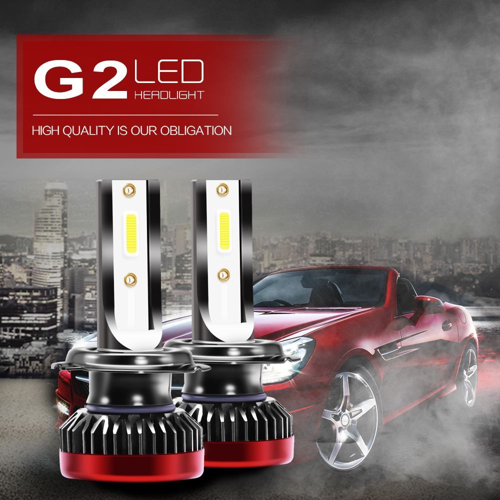 G2-LED-Car-Headlights-Bulb-80W-10000LM-Fog-Light-H1-H4-H7-H8-9005-9006-9012-9-32V-6000K-White-2Pcs-1412150