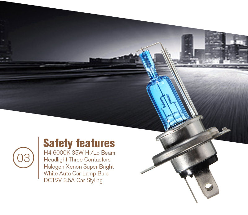 H4-Car-Halogen-Headlights-High-Low-Combo-Beam-Bulb-DC12V-35W-6000K-White-1Pcs-1057013