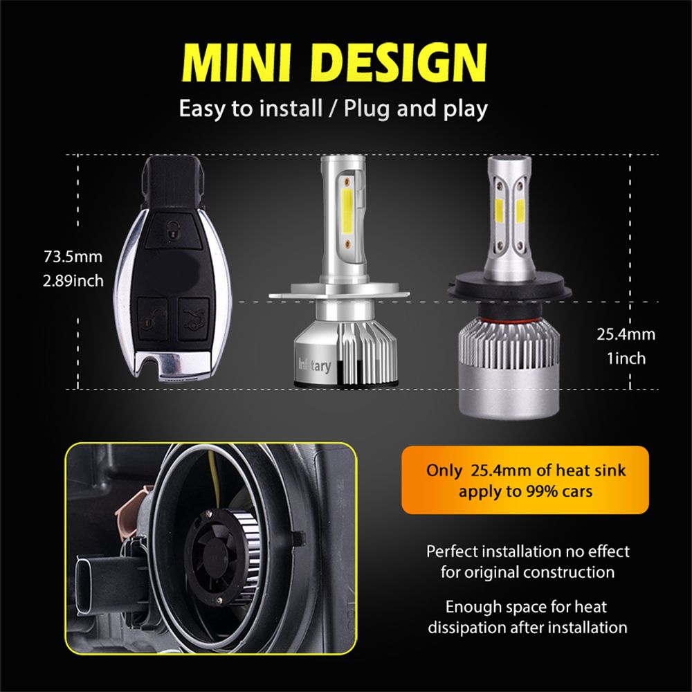 Infitary-V3-Car-COB-LED-Headlights-H1-H3-H4-H7-H11-H13-9004-9005-9006-9007-Fog-Light-72W-10000LM-650-1709690