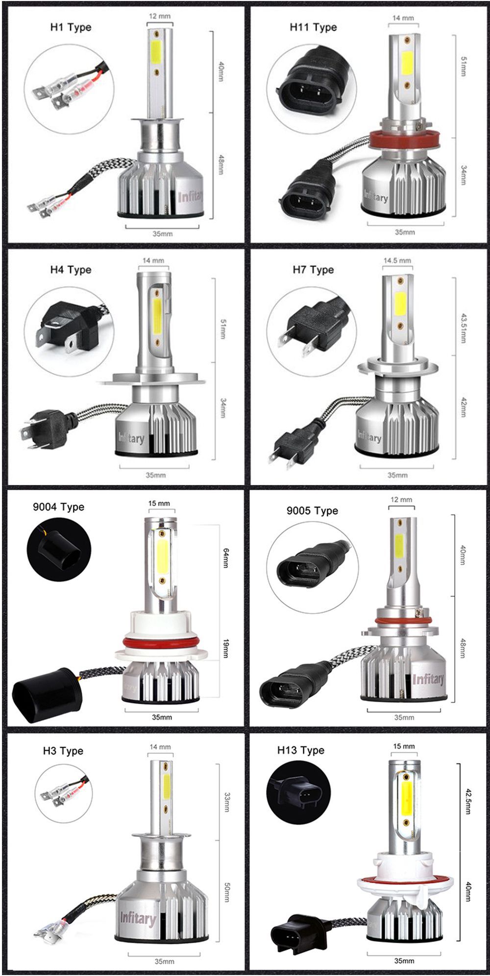 Infitary-V3-Car-COB-LED-Headlights-H1-H3-H4-H7-H11-H13-9004-9005-9006-9007-Fog-Light-72W-10000LM-650-1709690