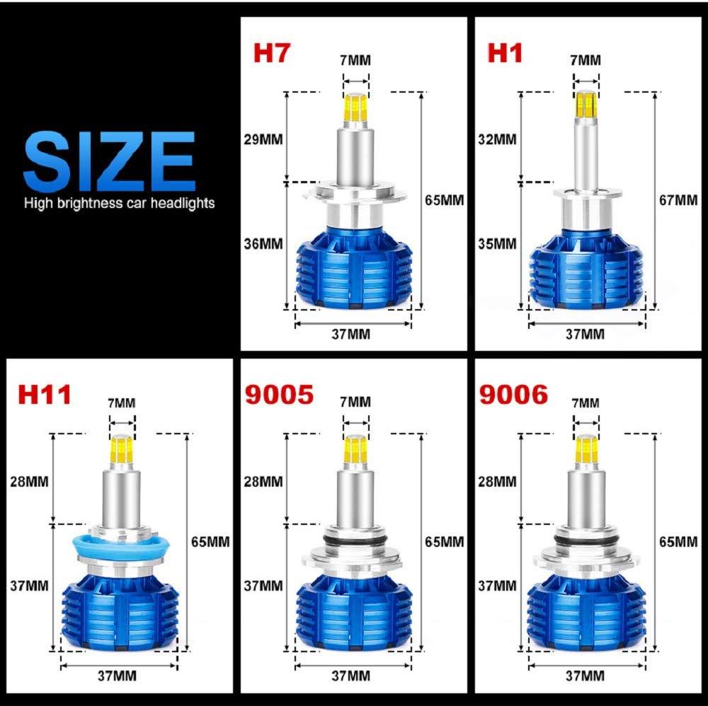 Infitary-V6-12-Sides-CSP-LED-Car-Headlights-H1-H7-H11-9005-9006-Fog-Bulbs-360-Degree-100W-8000LM-650-1670527