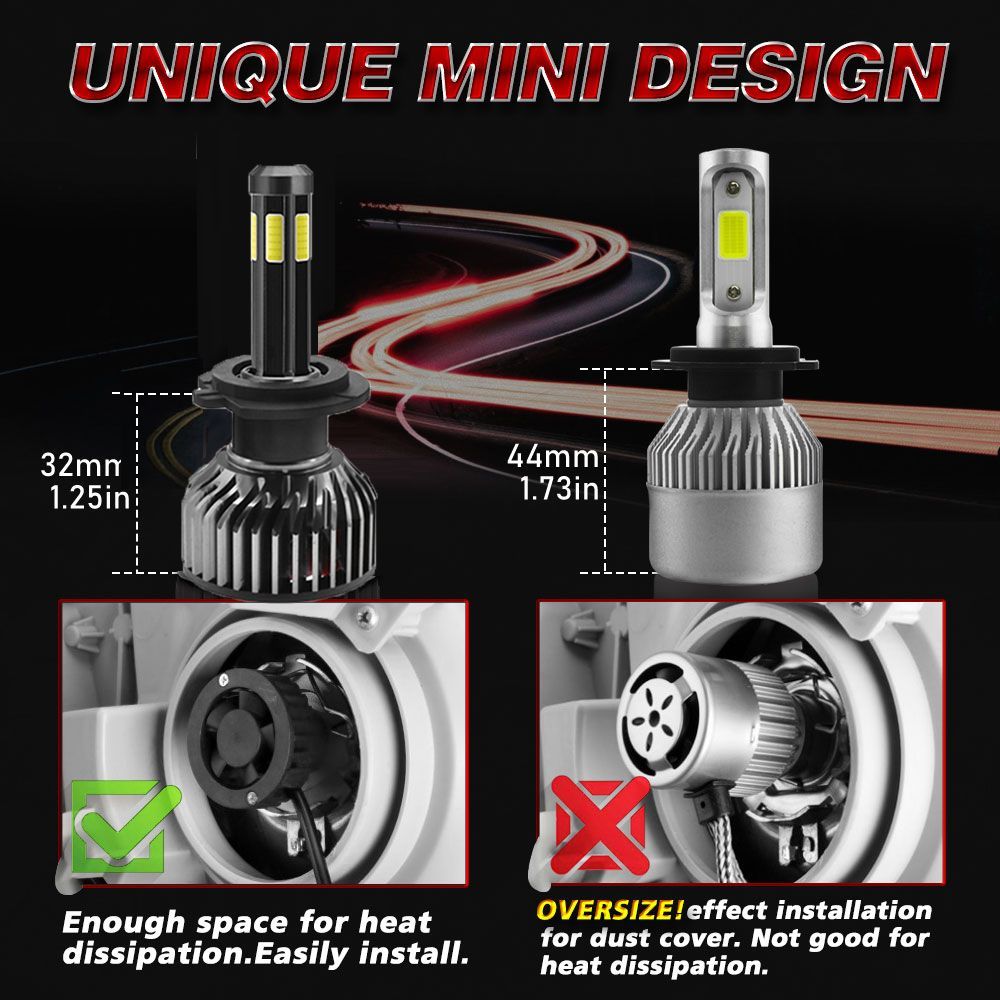 Mini-F6-55W-6-Sides-LED-Car-Headlights-Bulbs-H1-H7-H8H9H11-9005-9006-3D-360-Degree-Fog-Lamp-6000K-Pu-1583384
