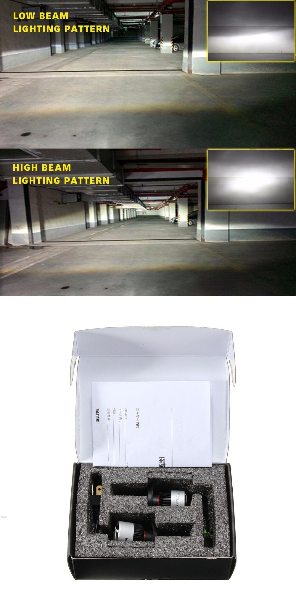 NightEye-S2-COB-LED-Car-Headlights-Bulbs-Fog-Light-H1-H4-H7-H11-9005-9006-72W-9000LM-6500K-White-2Pc-1103025