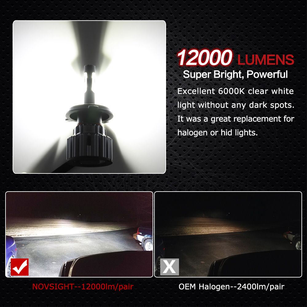NovSight-A397-F03-LED-Car-Headlights-Bulb-Fog-Lamp-70W-12000LM-H4-H7-H11-9005-9006-6000K-1344222