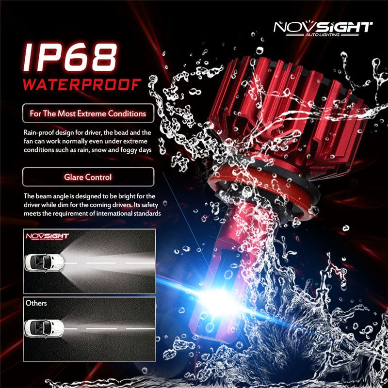 Novsight-N11-Car-LED-Headlights-Fog-Light-Bulbs-60W-10000LM-6000K-H4-H7-H11-Waterproof-2Pcs-1637486