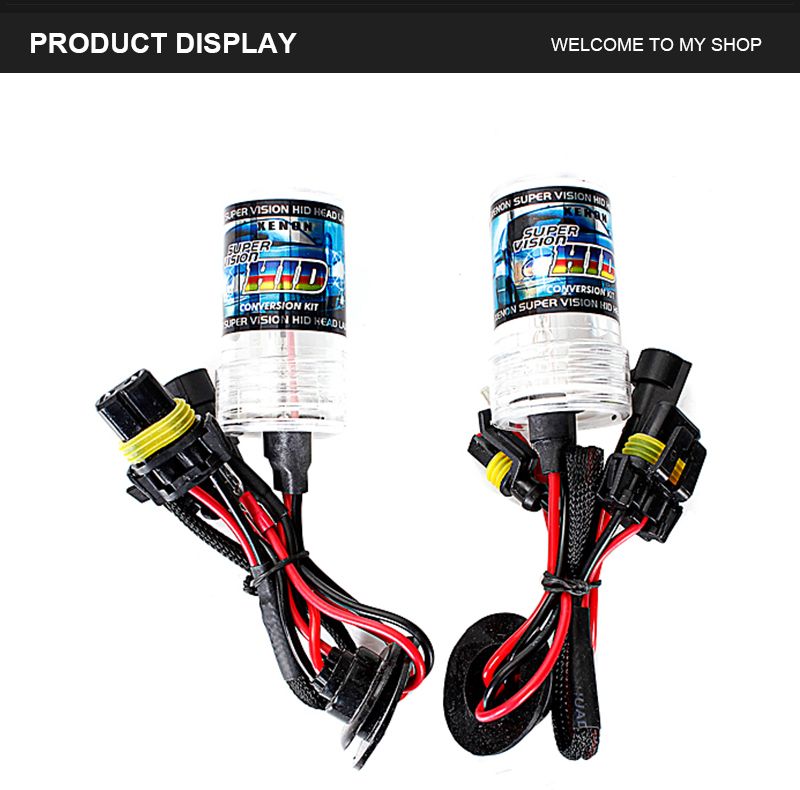 Pair-12V-55W-H7-HID-Car-Headlights-Xenon-Lamp-Bulbs-3000K-30000K-4600LM-2600LM-1060328