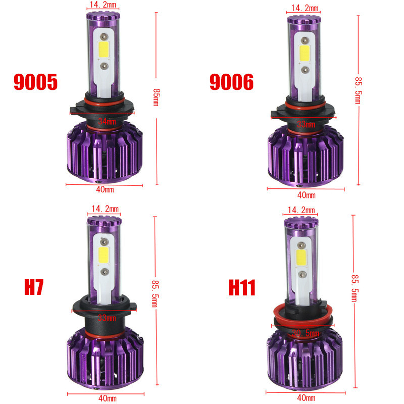 Pair-30W-3000LM-COB-LED-Car-Headlights-CANBUS-Bulb-Lamp-Conversion-Kits-H7-H11-9005-9006-1110059