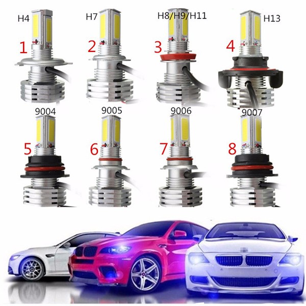 Pair-39W-4500LM-COB-LED-Headlight-Bulbs-H4-H7-H8-H9-H11-9004-9005-9006-9007-IP65-1016169