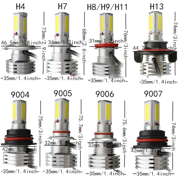 Pair-39W-4500LM-COB-LED-Headlight-Bulbs-H4-H7-H8-H9-H11-9004-9005-9006-9007-IP65-1016169