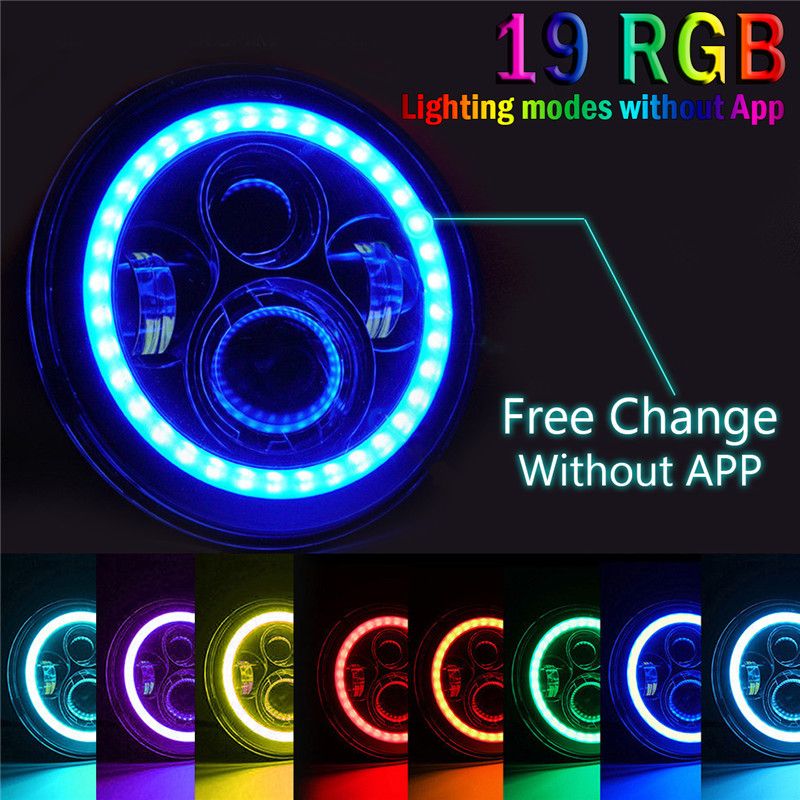 Pair-7-Inch-19-RGB-LED-Car-Headlights-IP67-Built-in-Lamp-Automatic-Change-Halo-Angel-Eyes-for-the-Je-1538287