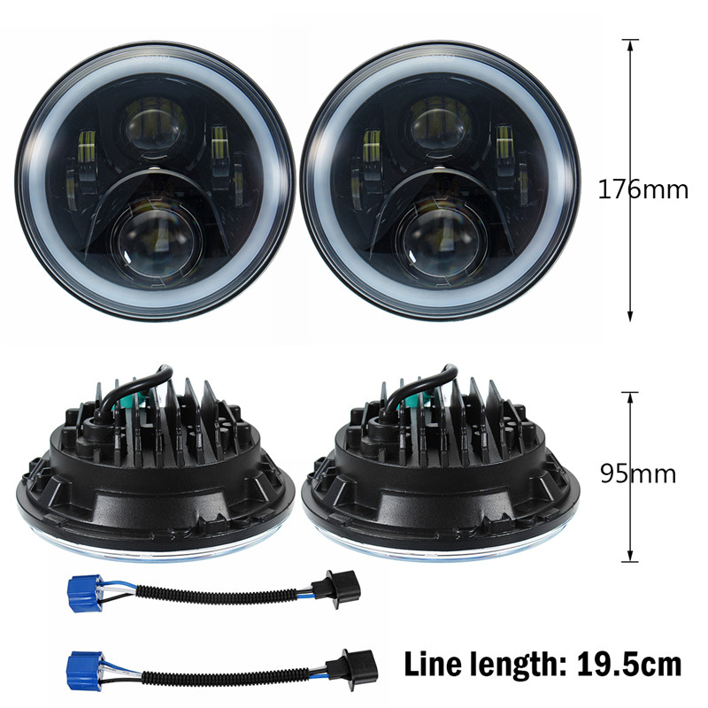 Pair-7-Inch-19-RGB-LED-Car-Headlights-IP67-Built-in-Lamp-Automatic-Change-Halo-Angel-Eyes-for-the-Je-1538287