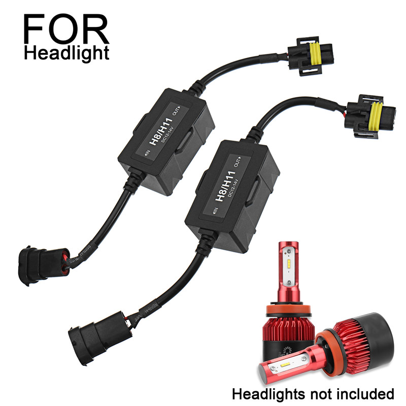 Pair-90059006-H8H11-H7-LED-HID-Car-Headlight-Decoder-Error-Free-Anti-Flicker-Load-Resistor-1276664