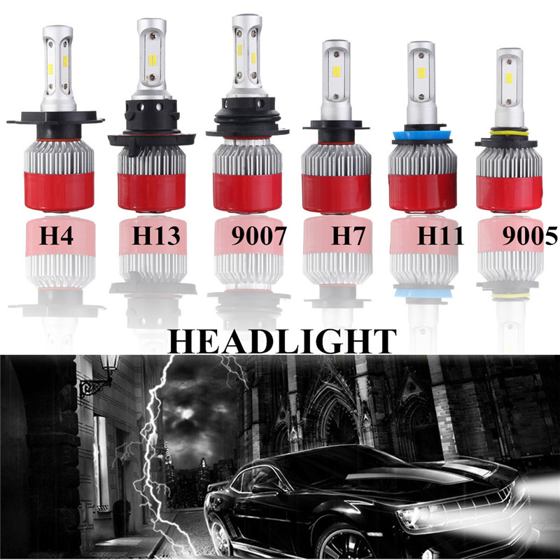 Pair-COB-LED-Car-Headlight-Kit-6000K-H4-H7-H11-H13-9005-9007-60W-7200LM-1201170