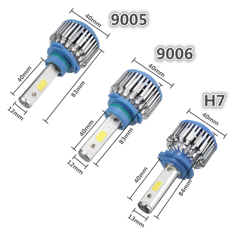 Pair-High-Power-48W-H4-H7-H11-H13-9005-9006-LED-Headlight-Kit-Car-White-Beam-Light-1037893