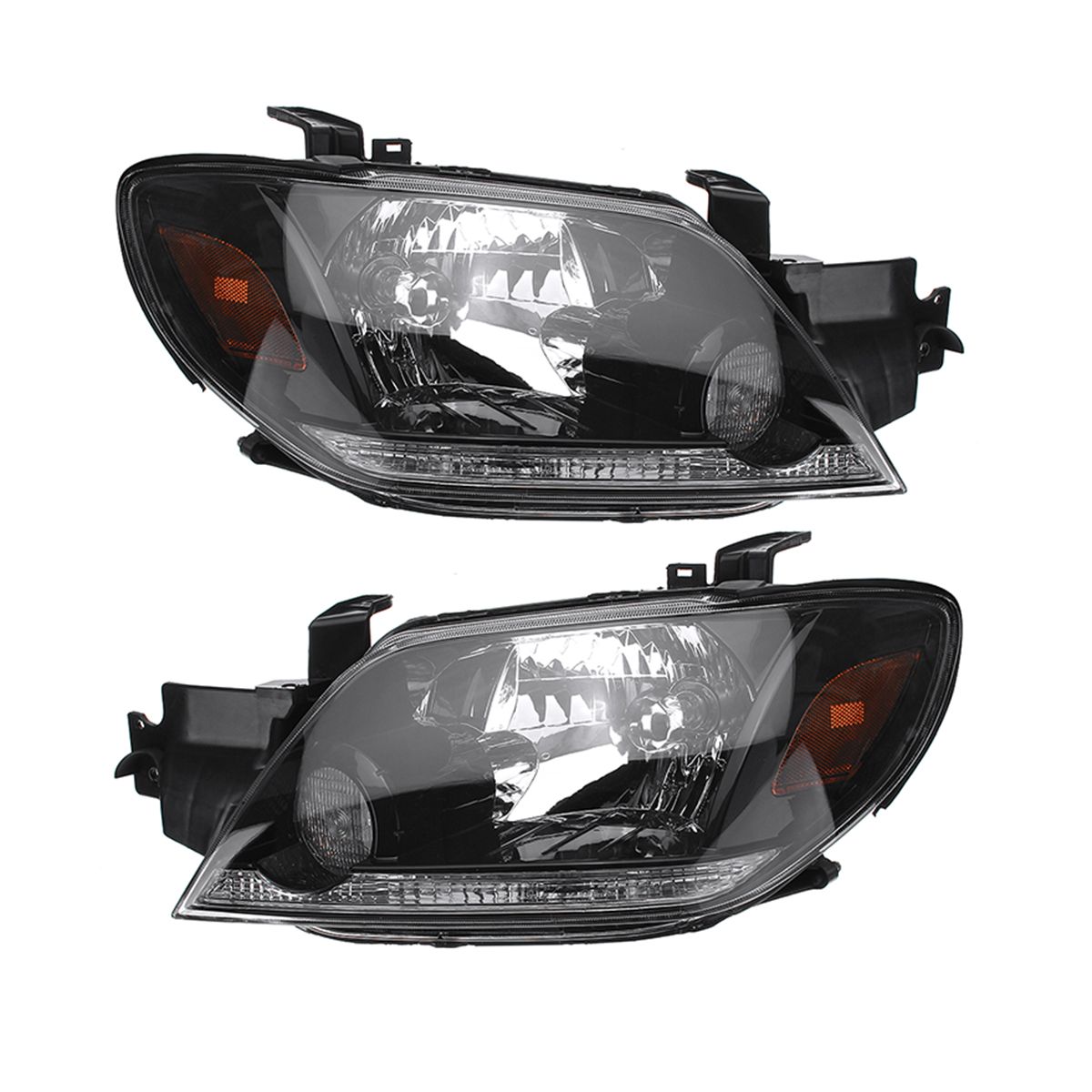 Pair-Left--Right-Front-Head-Light-Lamp-LED-Headlights-For-Mitsubishi-Outlander-2003-2006-1619603