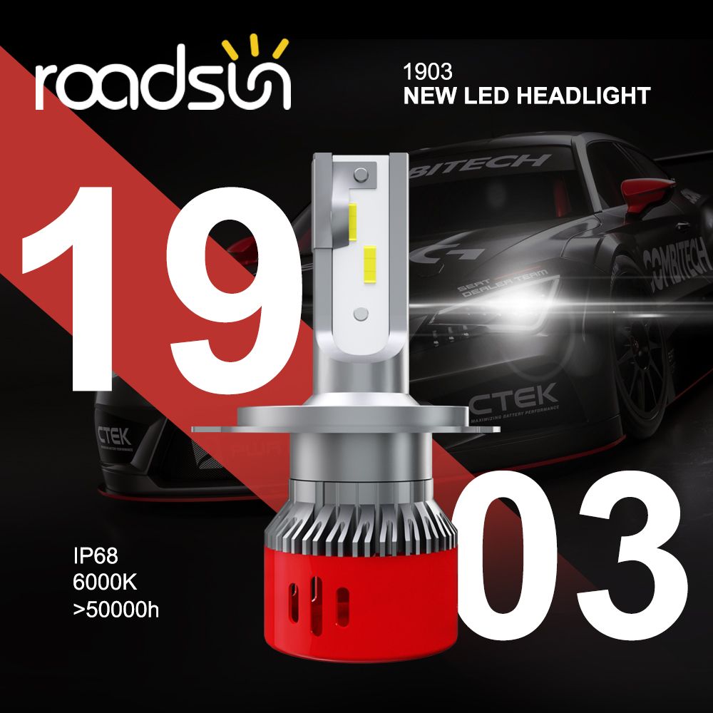 Roadsun-1903-60W-6000LM-LED-Headlights-Bulbs-H4-H7-Fog-Lamps-H1-H11-9005-9006-6000K-for-Car-Truck-Mo-1544186