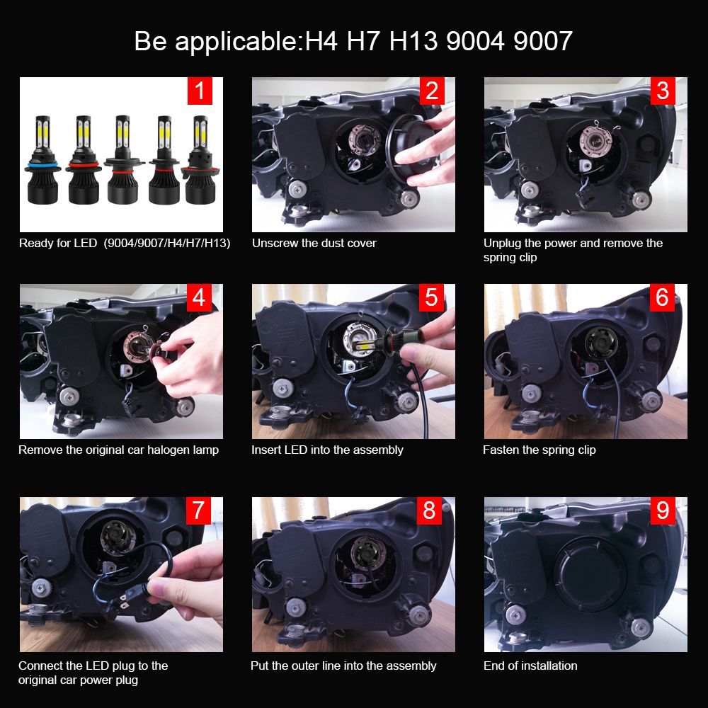 S2-4-Sides-COB-LED-Car-Headlights-Bulbs-H4-H7-H11-9005-9006-9007-50W-6000LM-3D-360-Degree-Fog-Lamp-6-1537471