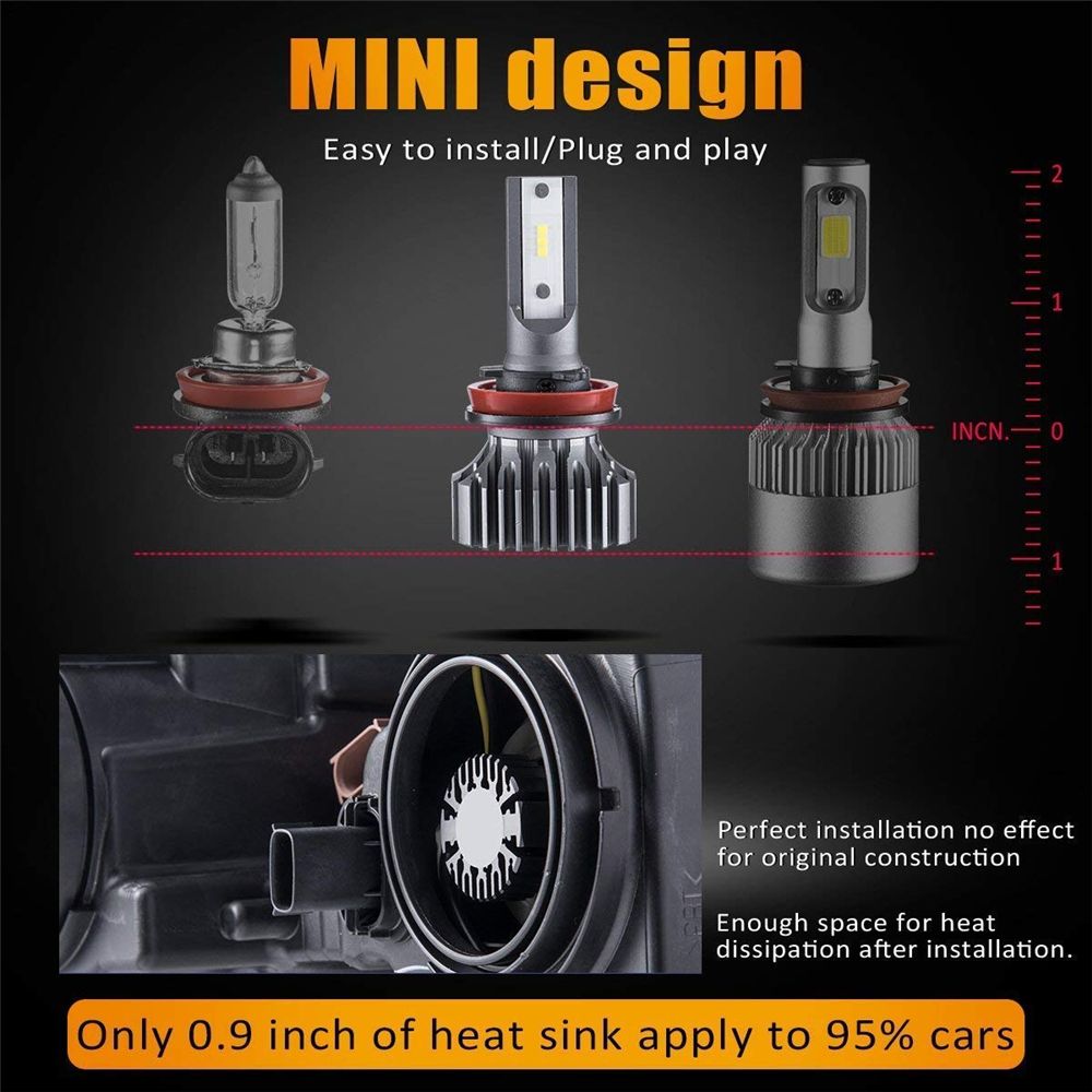 SEALIGHT-S1-Car-CSP-LED-Headlights-Bulbs-H11-H4-H7-9005-9006-High-Low-Beam-Fog-Light-80W-6000LM-6000-1549039