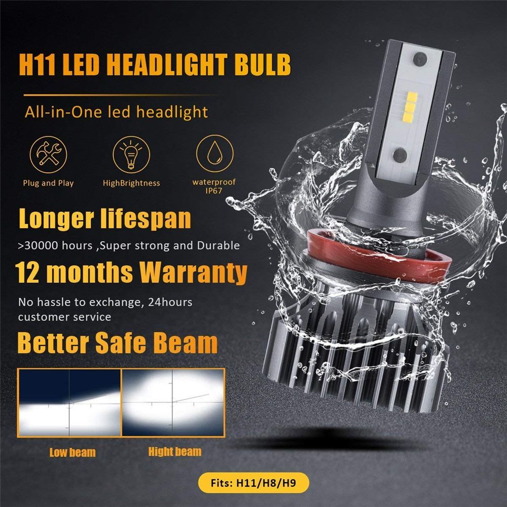 SEALIGHT-S1-Car-CSP-LED-Headlights-Bulbs-H11-H4-H7-9005-9006-High-Low-Beam-Fog-Light-80W-6000LM-6000-1549039