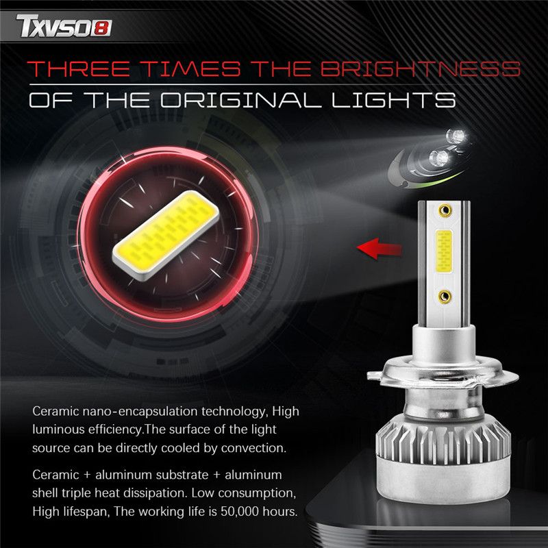 TXVSO8-G1-COB-LED-Car-Headlights-Bulbs-H7-H11-H1-9012-9006-9005-Fog-Lights-110W-20000LM-6000K-White--1571681